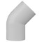 Charlotte Pipe And Foundry Charlotte Pipe Schedule 40 1/2 in. Slip X 1/2 in. D Slip PVC 45 Degree Elbow 1 pk PVC 02309 0600 - alternate 4